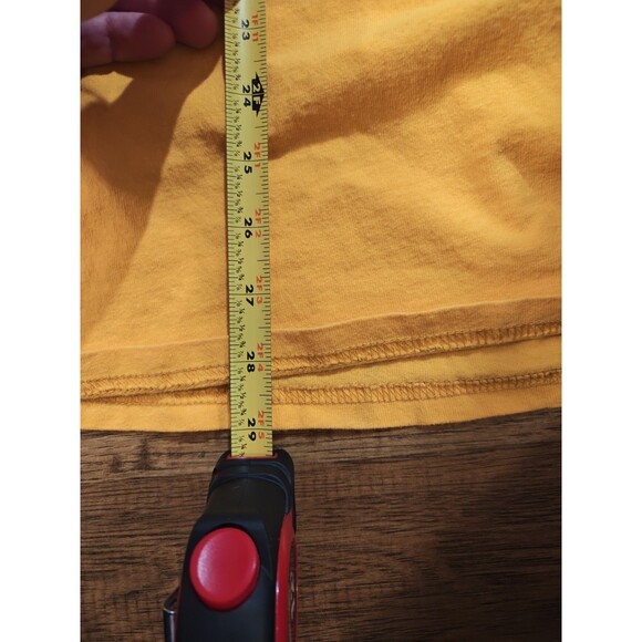 Golds Gym Muscle Tank Top Men’s 2XL Yellow Spaghetti Strap Made In USA - Picture 4 of 6